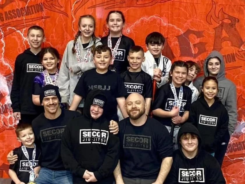 Kids Jiu Jitsu class at Matt Secor BJJ South Glens Falls
